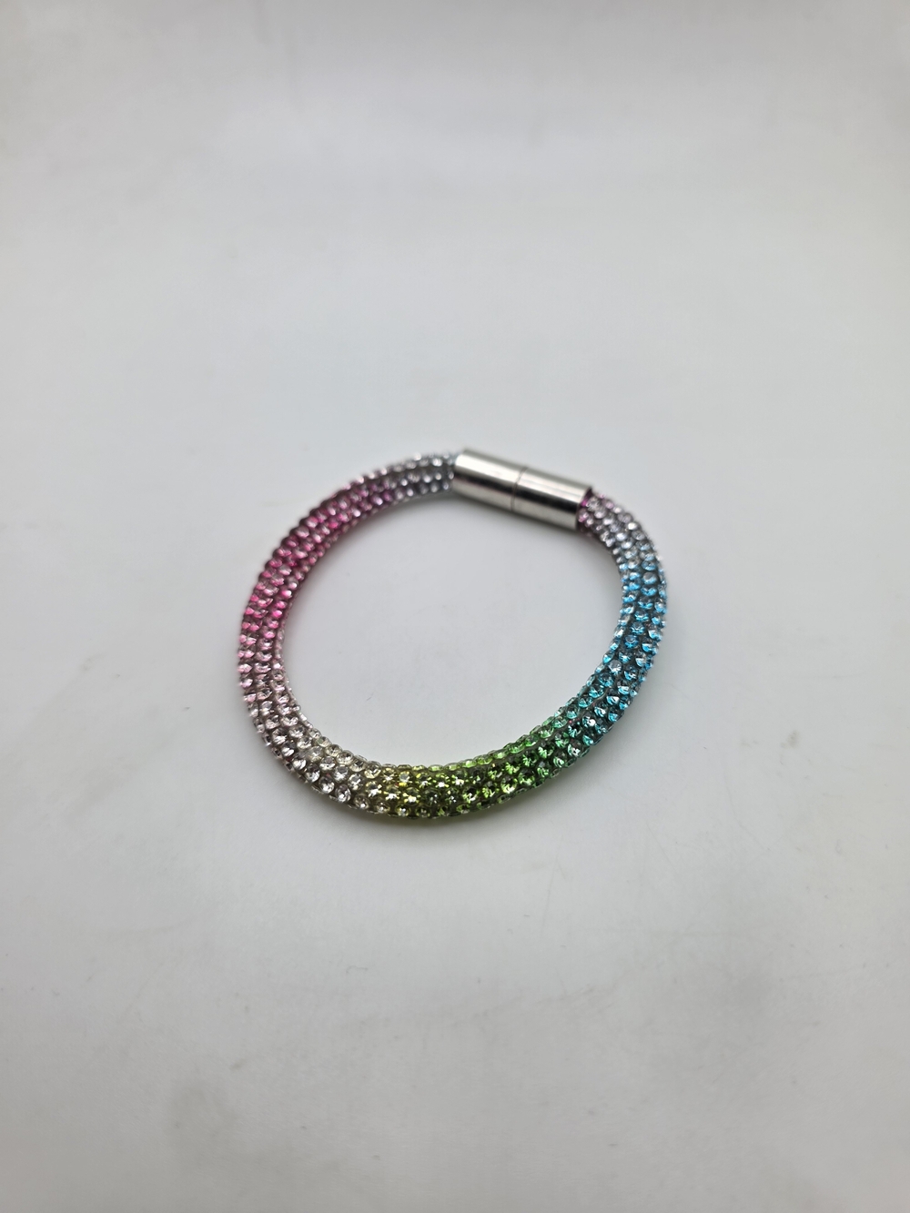 Rainbow Rhinestone Bracelet - Picture 3 of 4